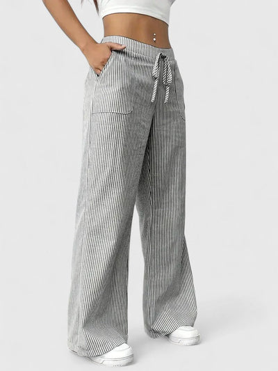 Dominique | Pantalón ancho y cómodo con detalles elegantes