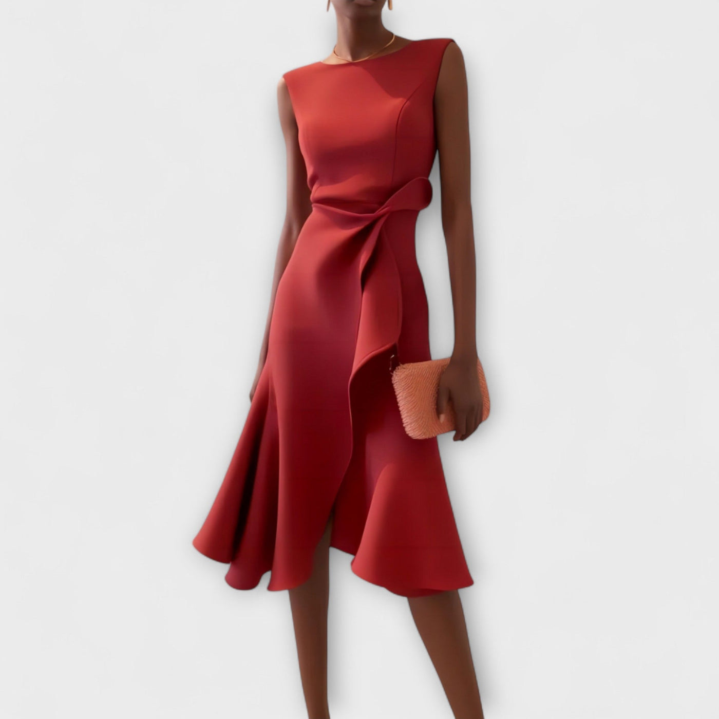 Juliette – Vestido Midi Asimétrico Draped
