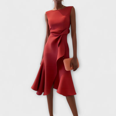 Juliette – Vestido Midi Asimétrico Draped