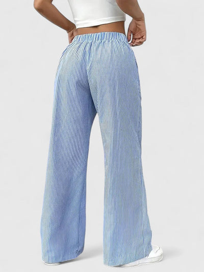 Dominique | Pantalón ancho y cómodo con detalles elegantes