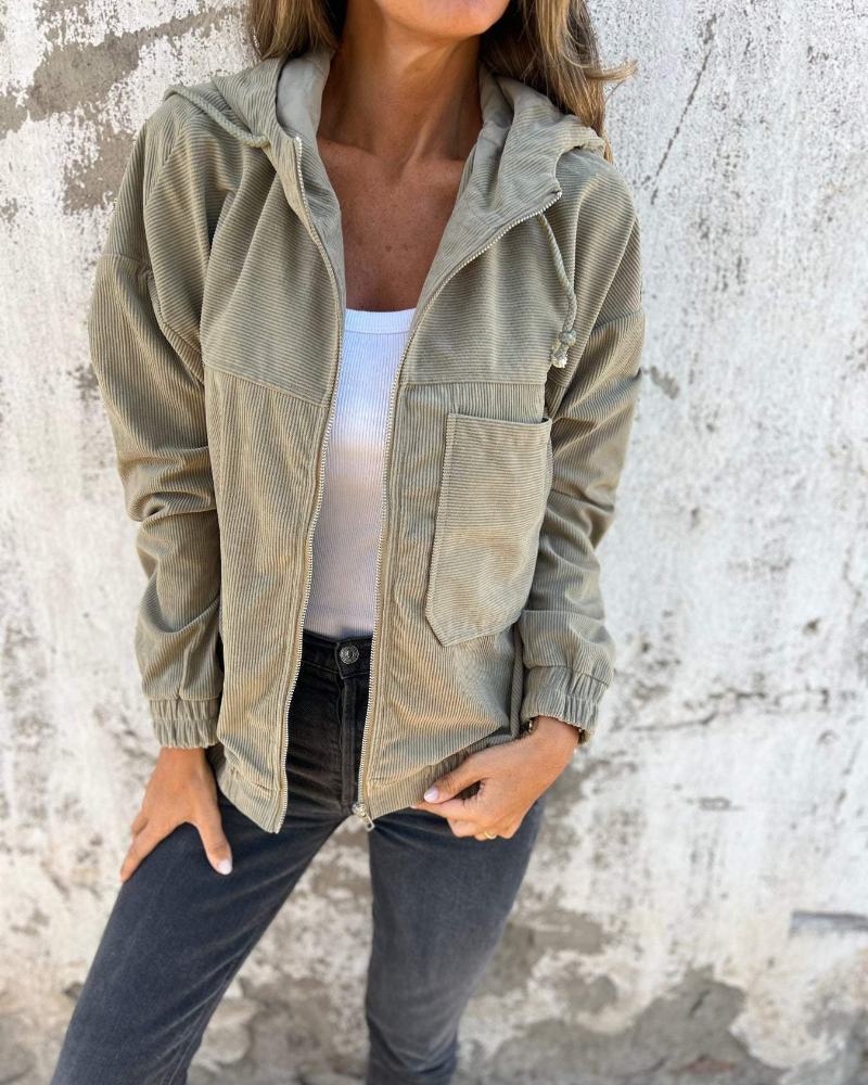 ISABELLA|Chaqueta de Terciopelo Corduroy