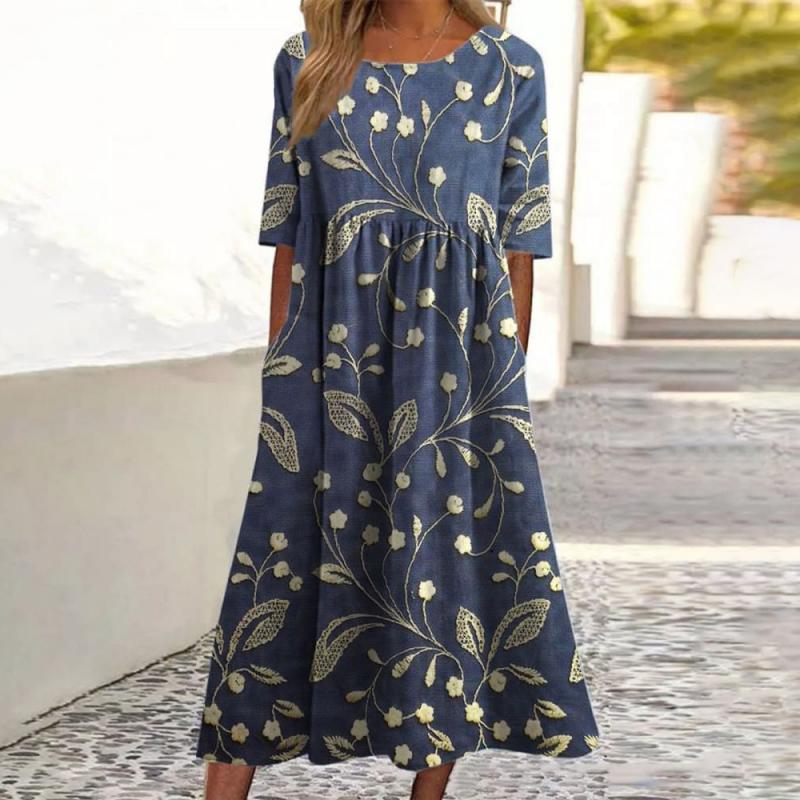 Lunara™ | Vestido Midi Floral Elegante