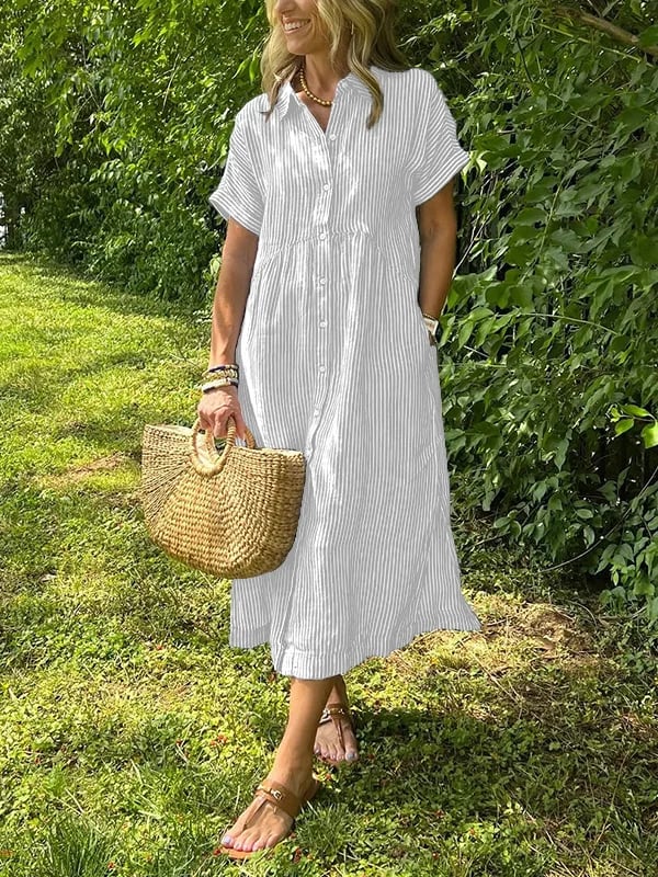 Lunara™ | Vestido de verano con botones