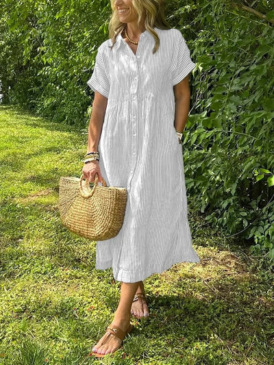 Lunara™ | Vestido de verano con botones