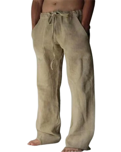 Pantalones de lino transpirables