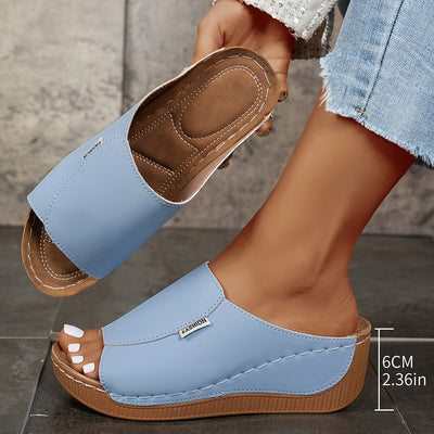 Orthocomfort™ | sandalia con suela de confort de 6 cm