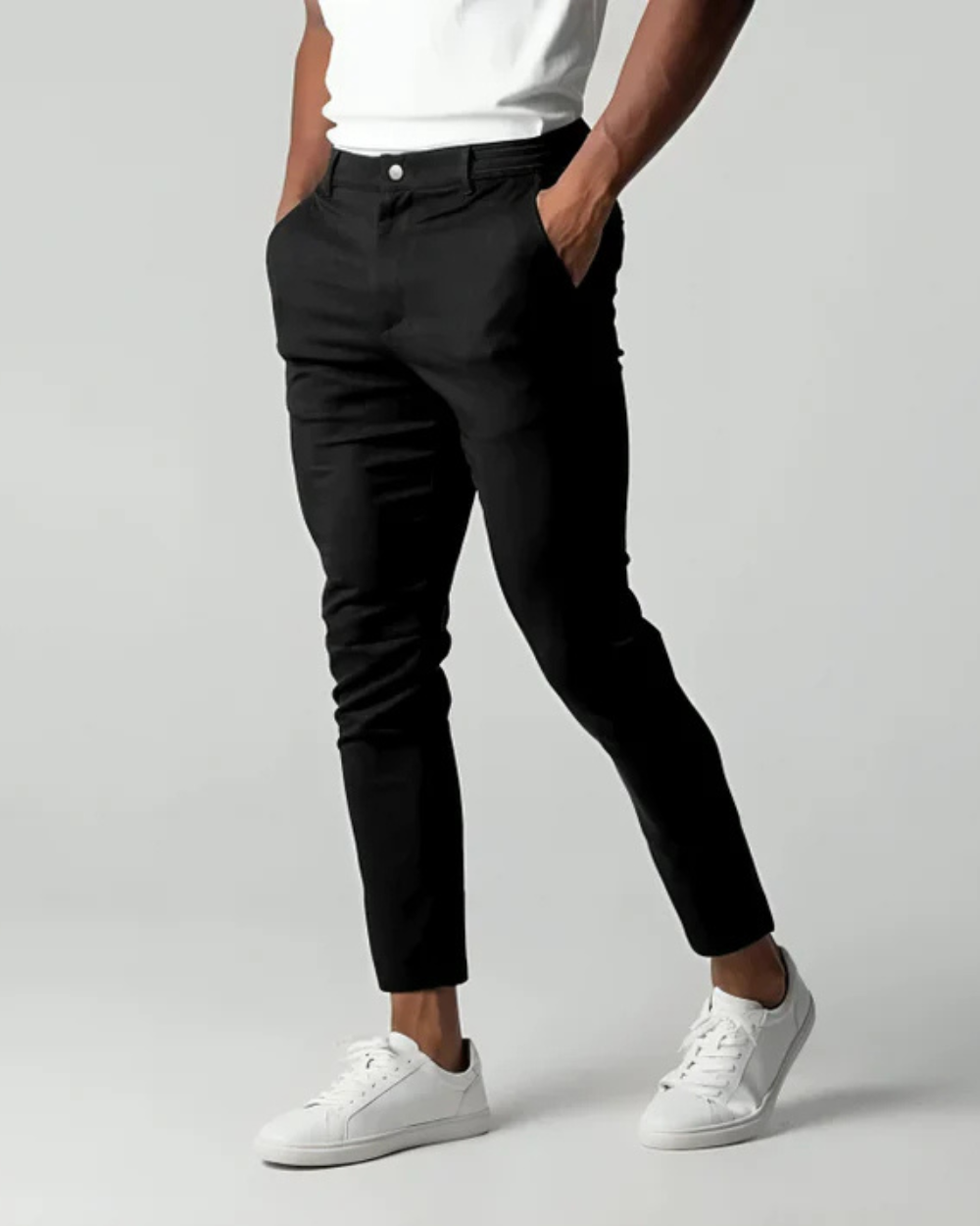 Pantalones de algodón Elio Stretch