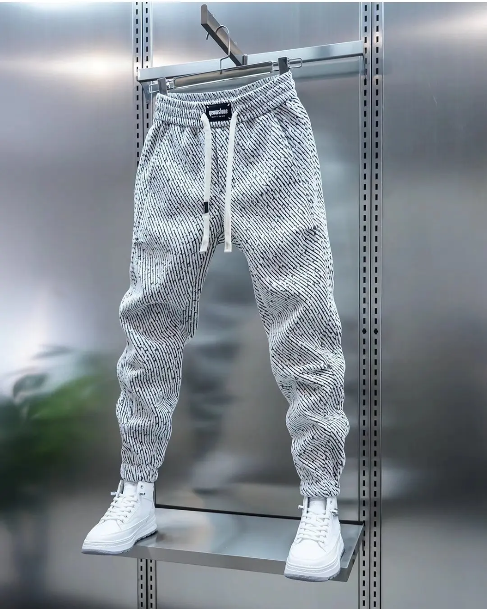 Pantalones casuales con patrón