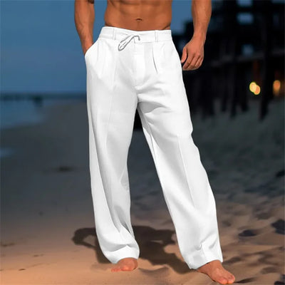 Pantalones elegantes de algodón