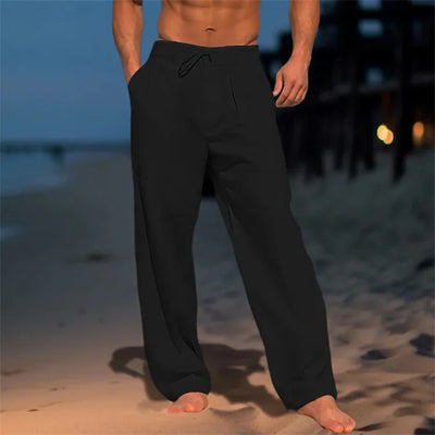 Pantalones elegantes de algodón