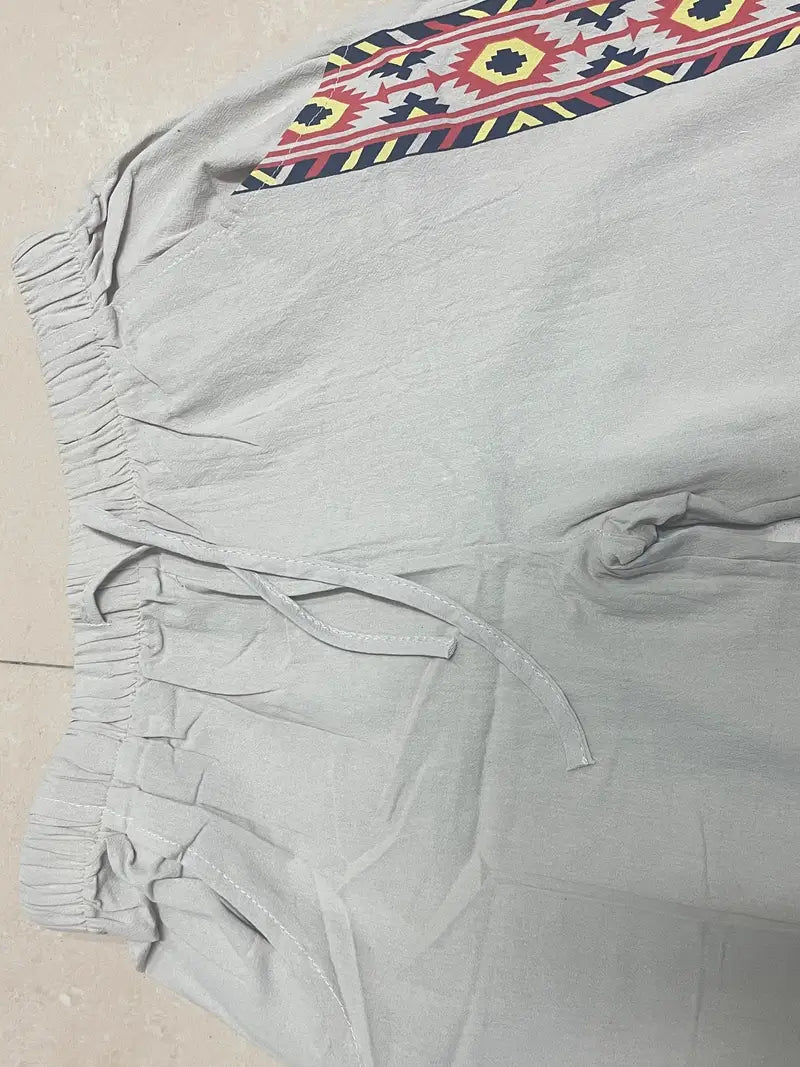 Manuel™ | Pantalón Étnico de Corte Cómodo