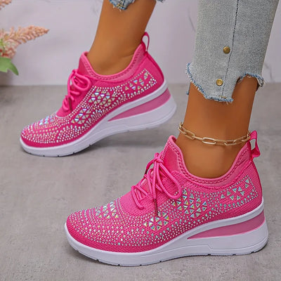 Giselle – Zapatillas ortopédicas con strass brillantes