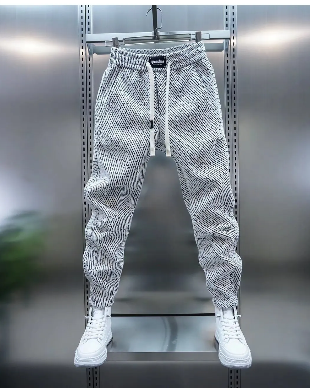 Pantalones casuales con patrón