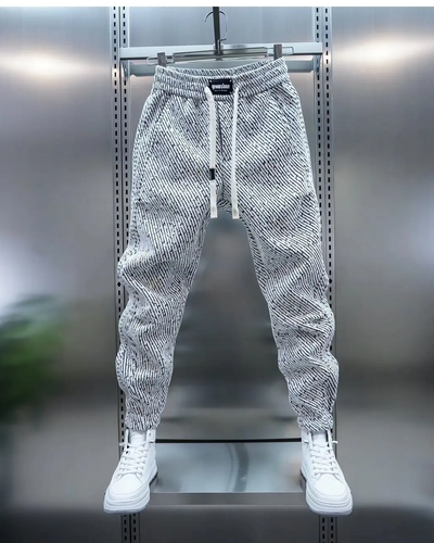 Pantalones casuales con patrón