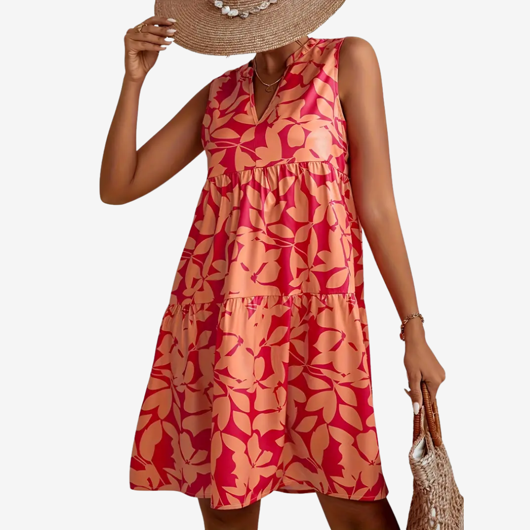 Noréa™ Midi Evaseado Floral