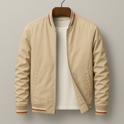 Chez Monsieur™ | Chaqueta Bomber Elegante a Rayas