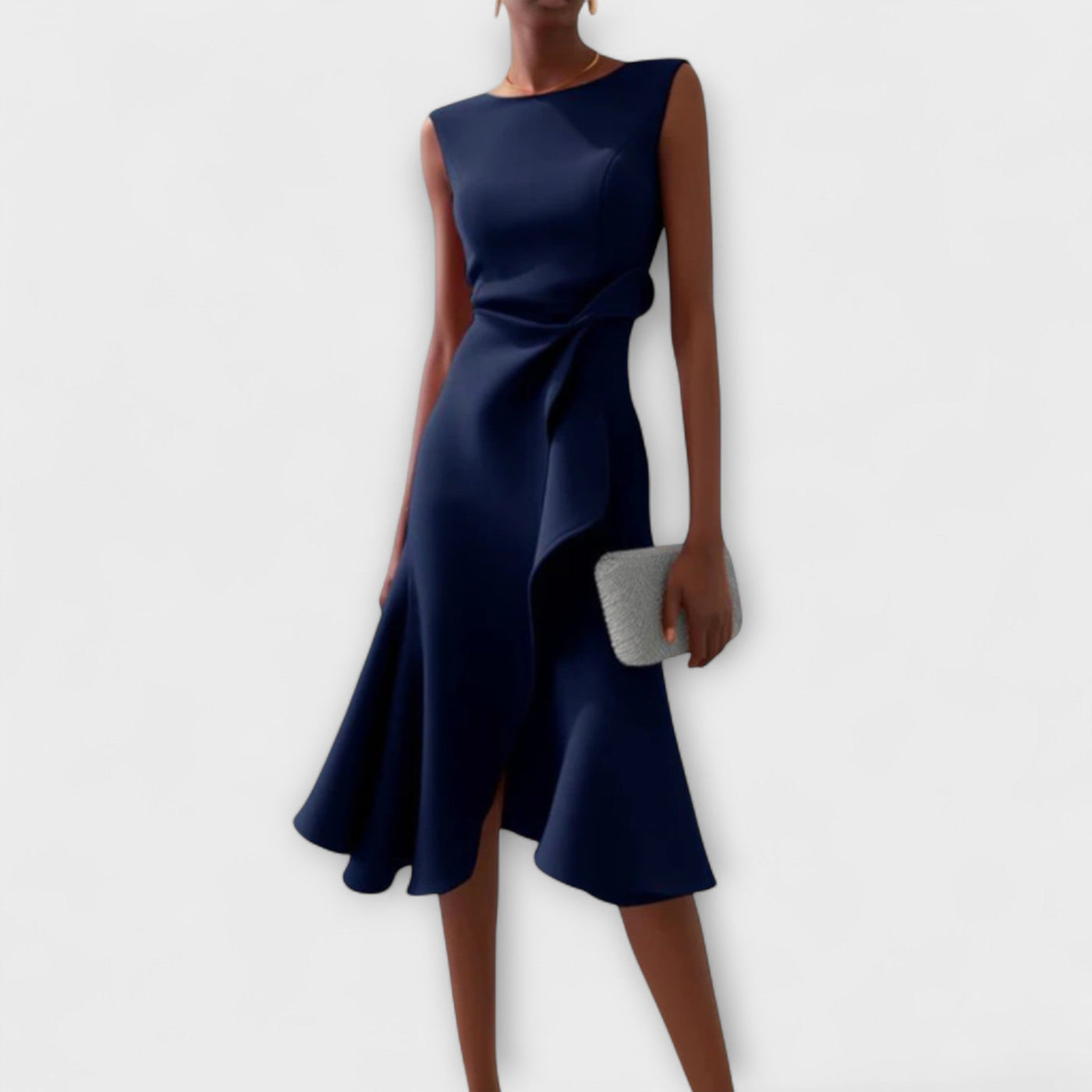 Juliette – Vestido Midi Asimétrico Draped