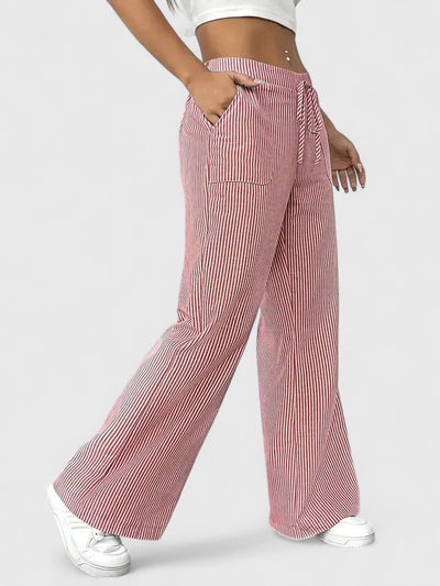 Dominique | Pantalón ancho y cómodo con detalles elegantes