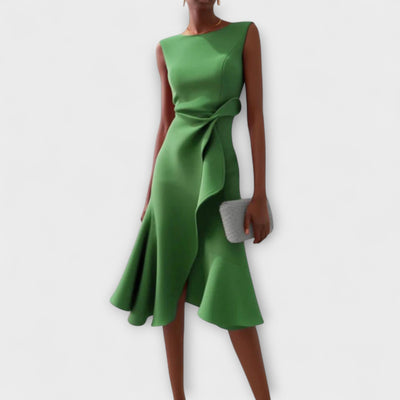 Juliette – Vestido Midi Asimétrico Draped
