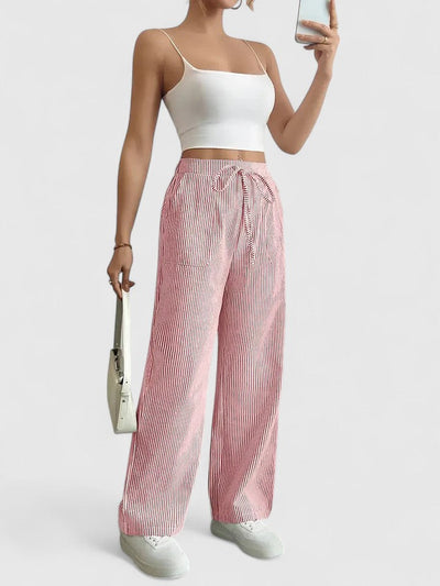 Dominique | Pantalón ancho y cómodo con detalles elegantes