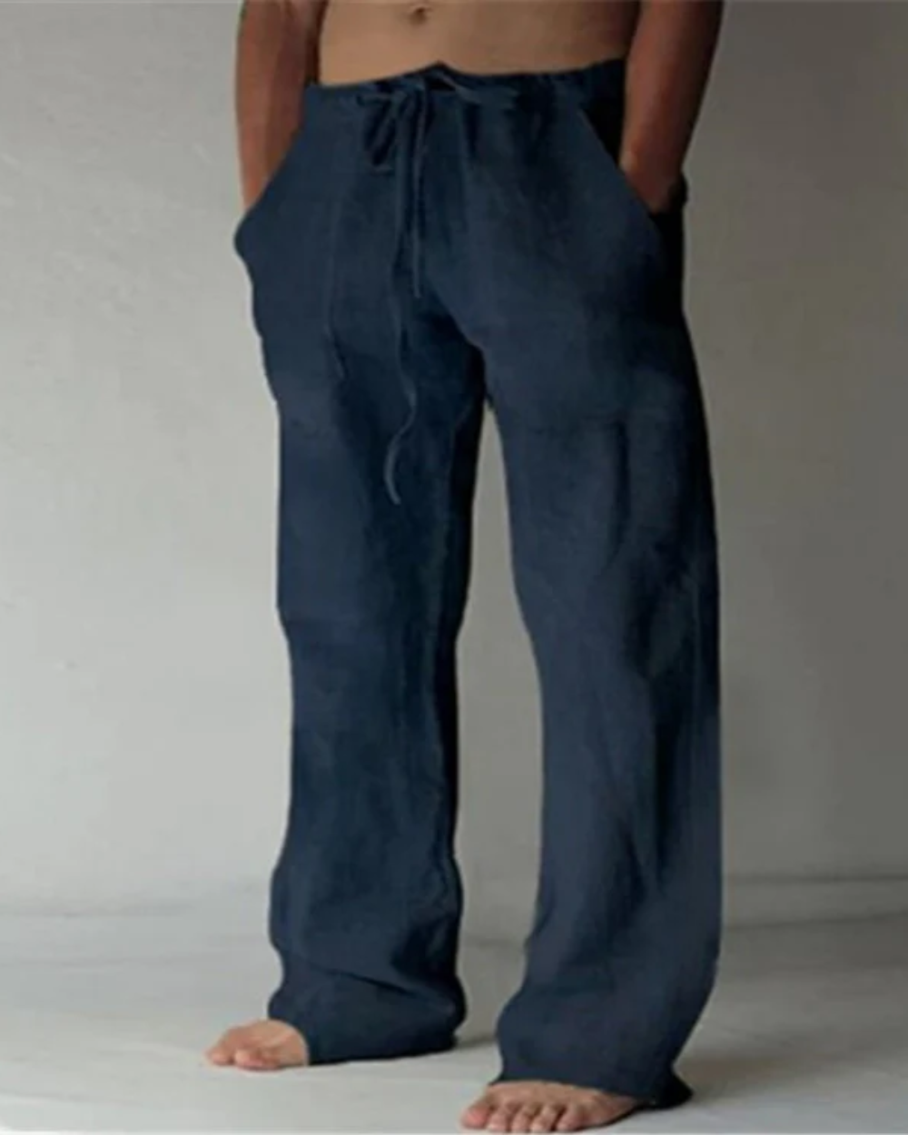 Pantalones de lino transpirables