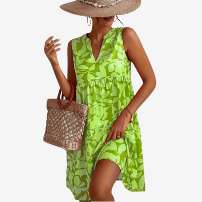 Noréa™ Midi Evaseado Floral