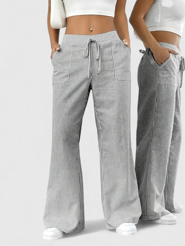 Dominique | Pantalón ancho y cómodo con detalles elegantes