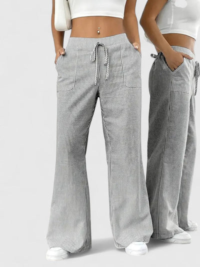 Dominique | Pantalón ancho y cómodo con detalles elegantes