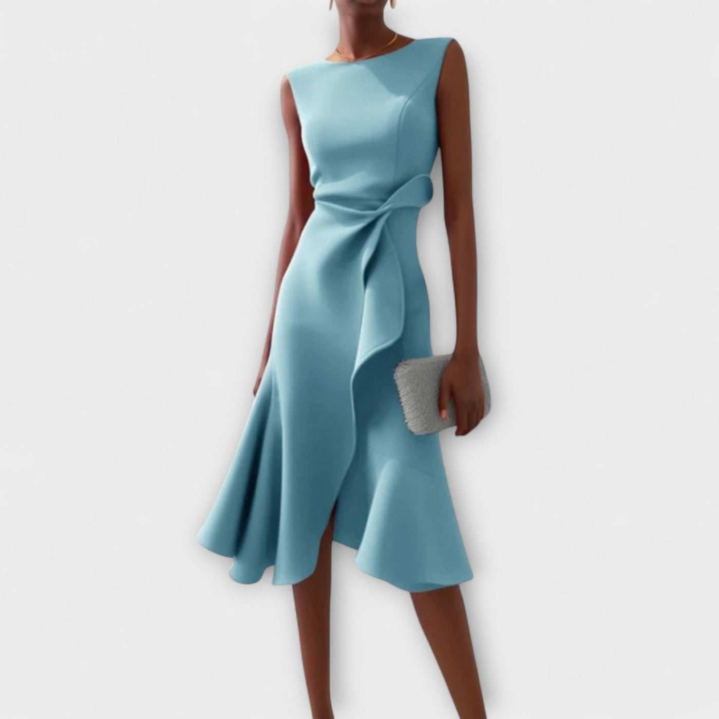 Juliette – Vestido Midi Asimétrico Draped