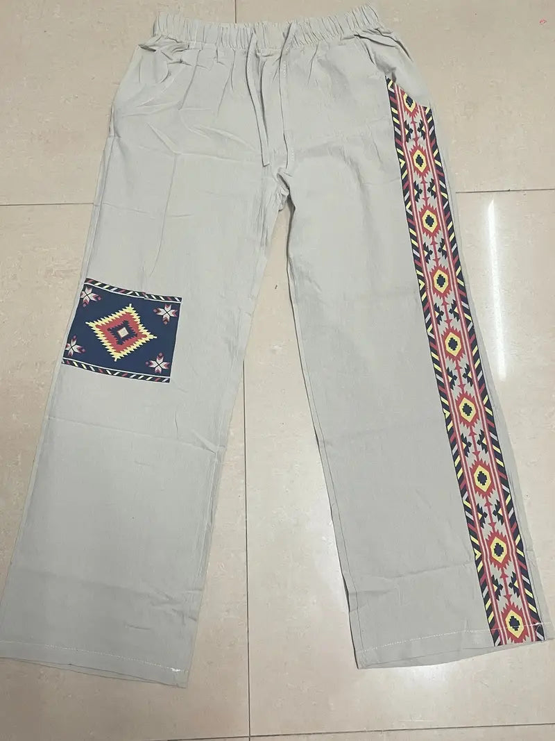 Manuel™ | Pantalón Étnico de Corte Cómodo