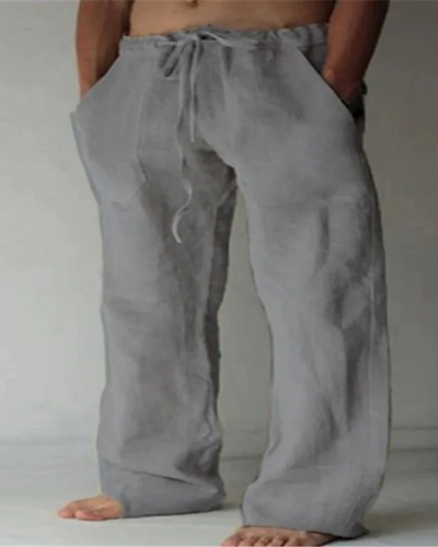 Pantalones de lino transpirables