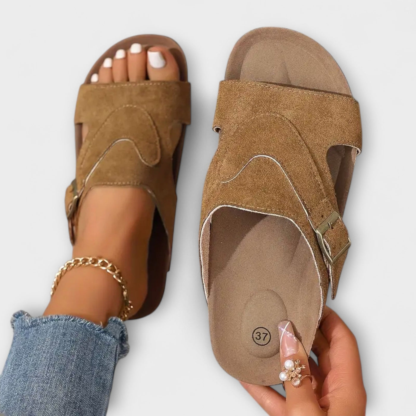 Sara – Sandalias de verano tipo Slip-On