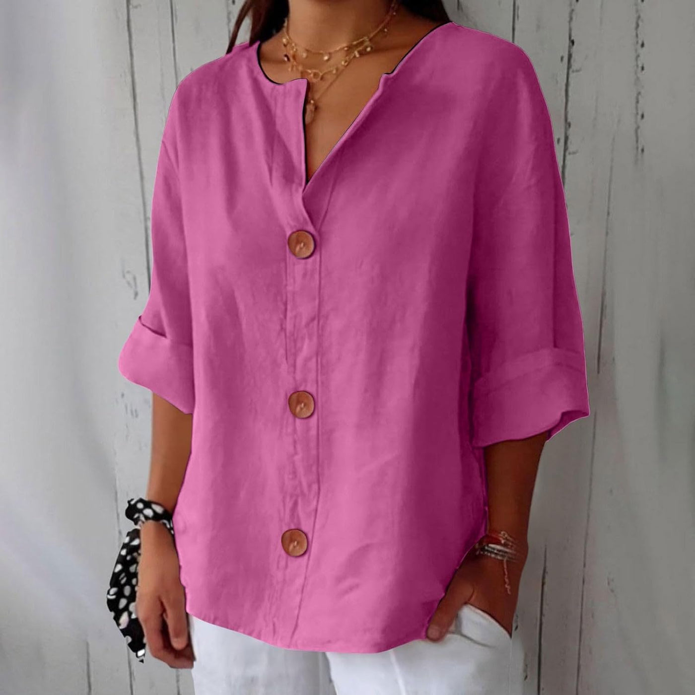 Lunara™ | Blusa de Lino Casual