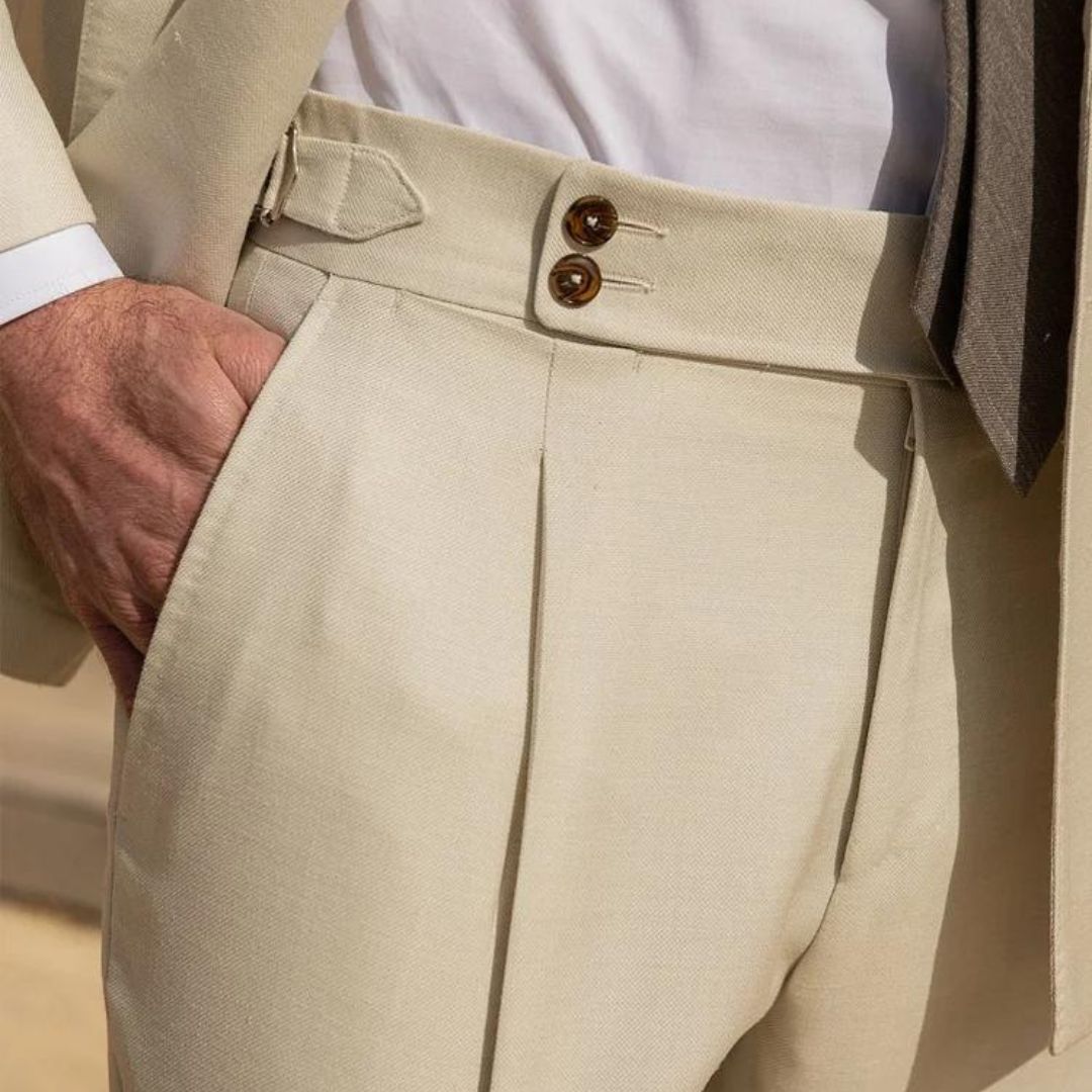 Pantalones de lino Gold Coast