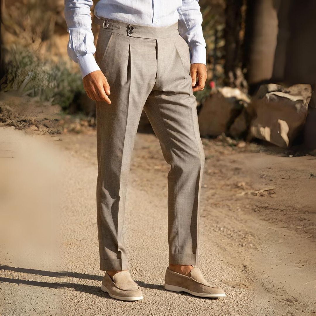 Pantalones de lino Gold Coast