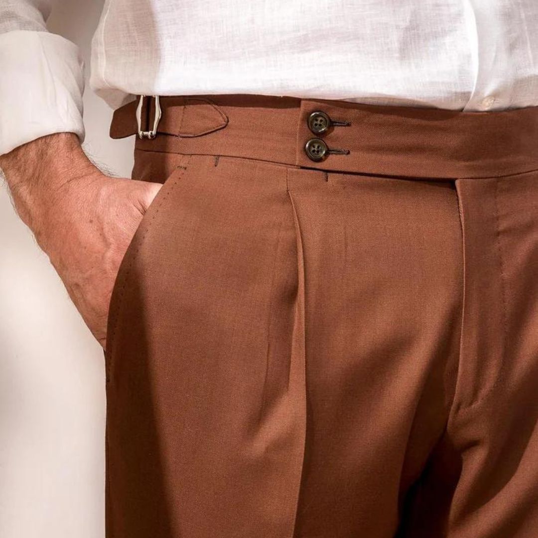 Pantalones de lino Gold Coast