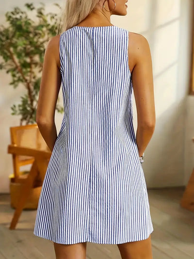 Lunara™ | Vestido de verano ligero a rayas