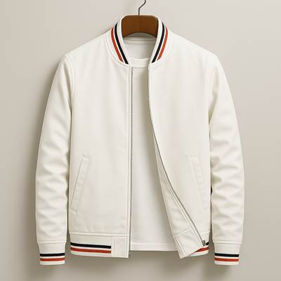 Chez Monsieur™ | Chaqueta Bomber Elegante a Rayas