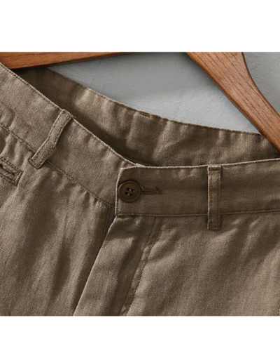 Pantalones cortos de lino Lisbo