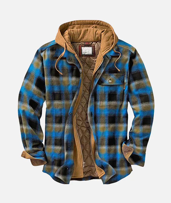 Alain – Chaqueta patchwork a cuadros