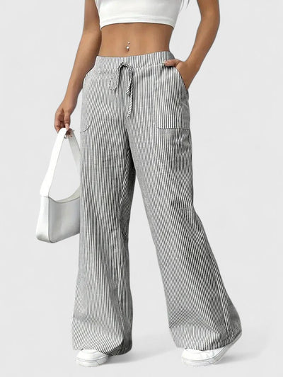 Dominique | Pantalón ancho y cómodo con detalles elegantes