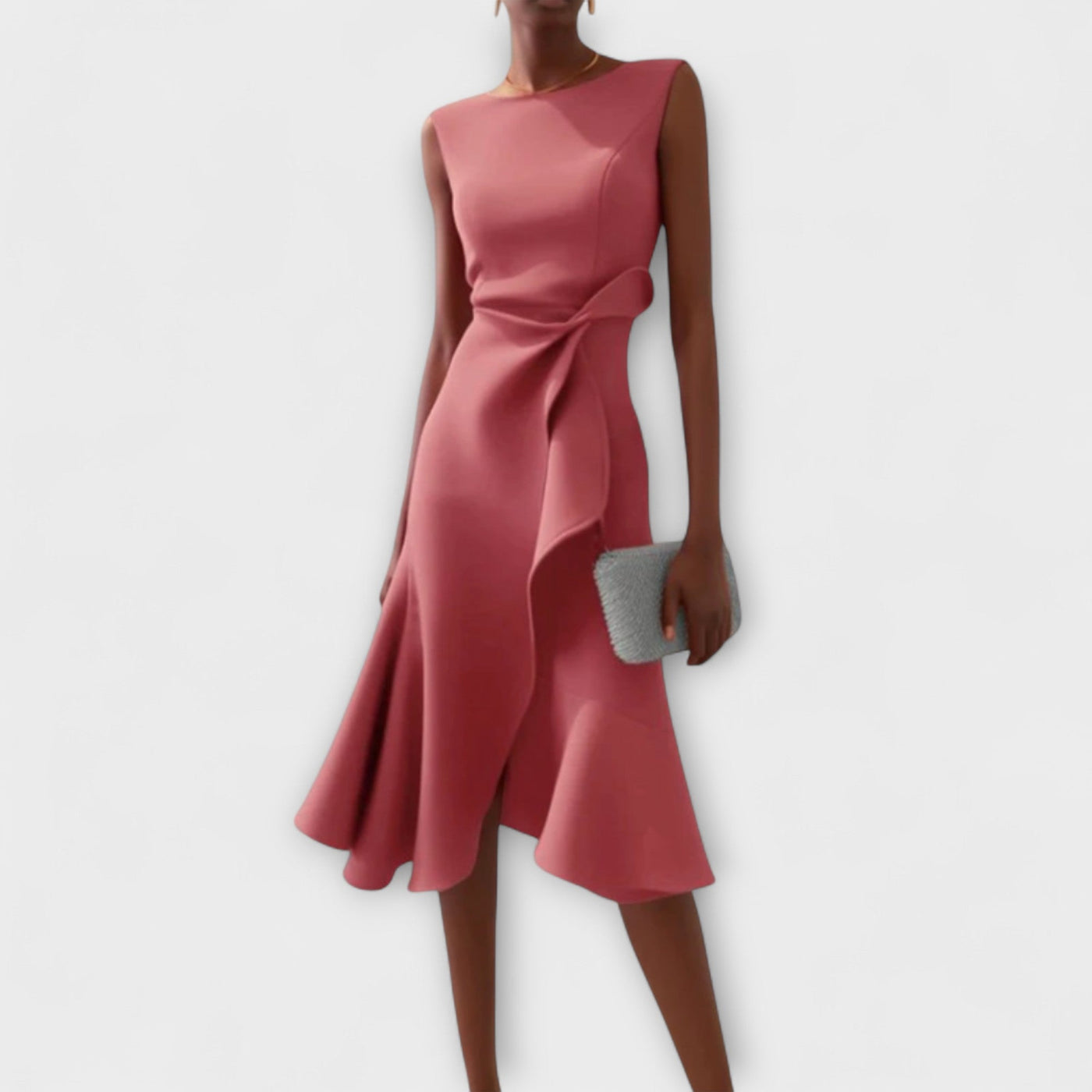 Juliette – Vestido Midi Asimétrico Draped