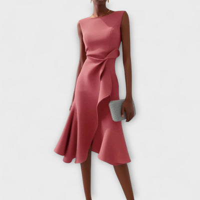 Juliette – Vestido Midi Asimétrico Draped