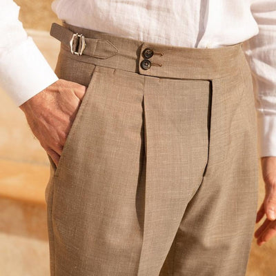 Pantalones de lino Gold Coast