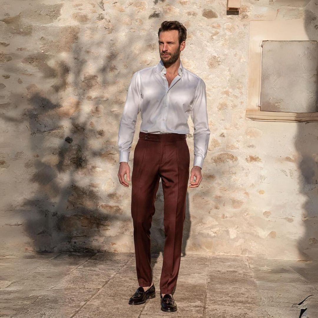 Pantalones de lino Gold Coast