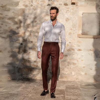 Pantalones de lino Gold Coast