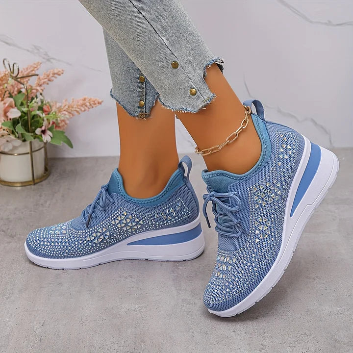 Giselle – Zapatillas ortopédicas con strass brillantes