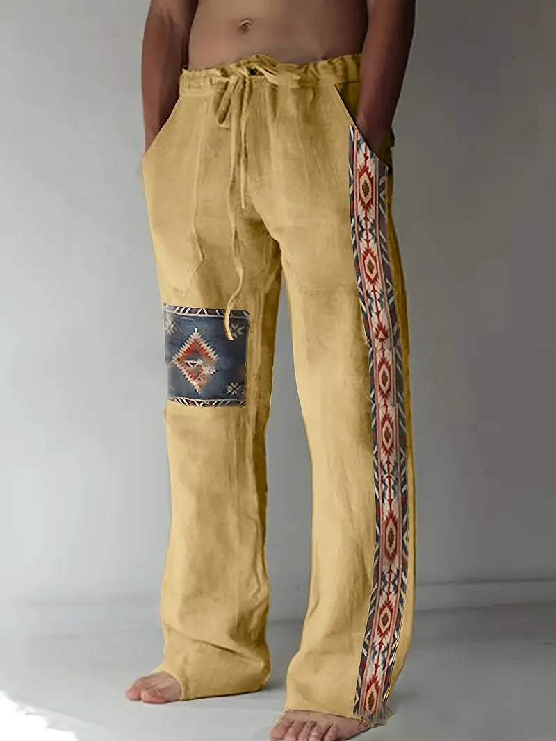 Manuel™ | Pantalón Étnico de Corte Cómodo