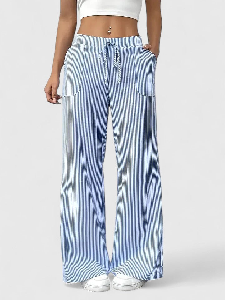 Dominique | Pantalón ancho y cómodo con detalles elegantes