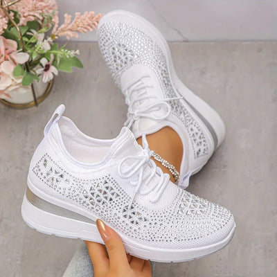 Giselle – Zapatillas ortopédicas con strass brillantes